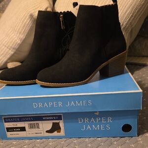 Draper James Black Ankle Booties
